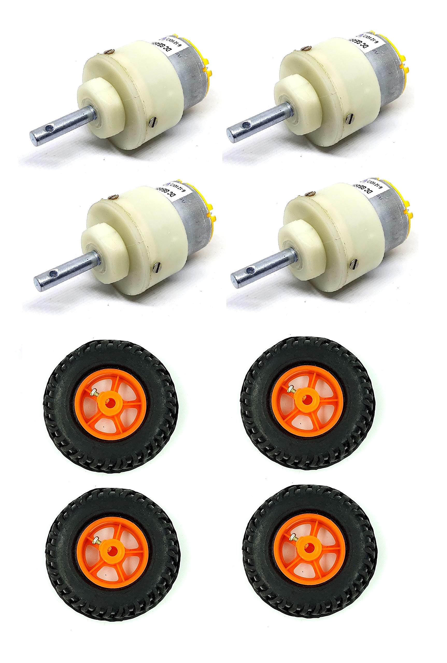 See full amazon price history chart for INVENTO 4pcs 6V - 12V 5 Kg-cm 30 rpm DC Metal Geared Motor with 80mm x 25mm Wheel for Robot Car DIY INVENTO 4pcs 6V - 12V 5 Kg-cm 30 rpm DC Metal Geared Motor with 80mm x 25mm Wheel for Robot Car DIY (B083GY89KT) Amazon Price History, Amazon Price Tracker