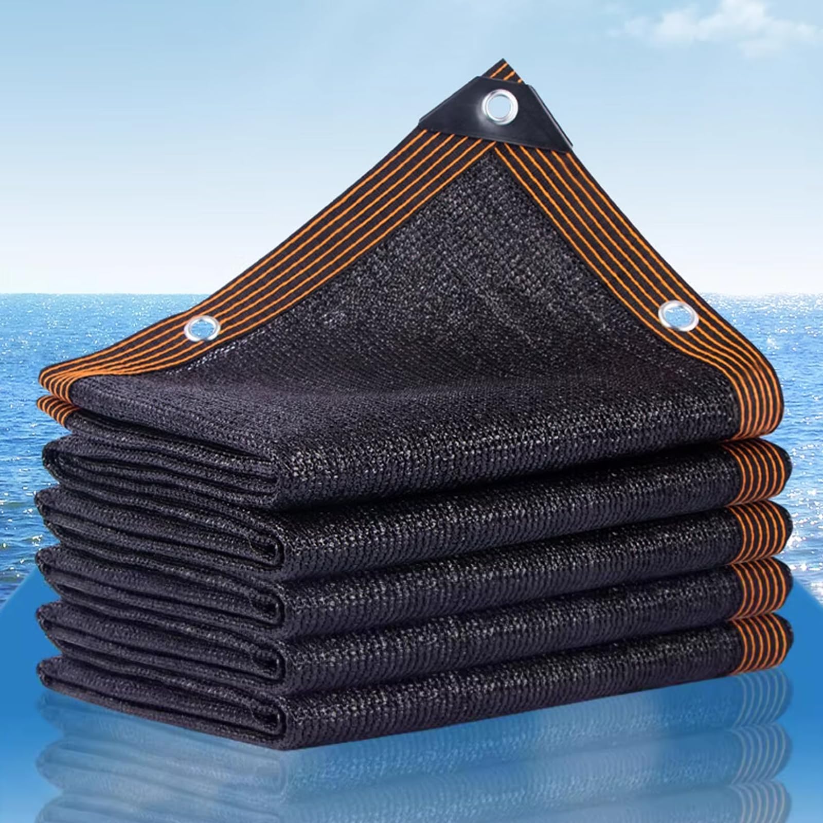 Breathable Permeable Shade Mesh Tarp,Sunblock Shade Cloth Net,Heat Insulation Shade Netting,Greenhouse Shading Net,Anti-UV Sunshade Net,Privacy Netting,for Garden,Carport,Roof (9.8x9.8ft)