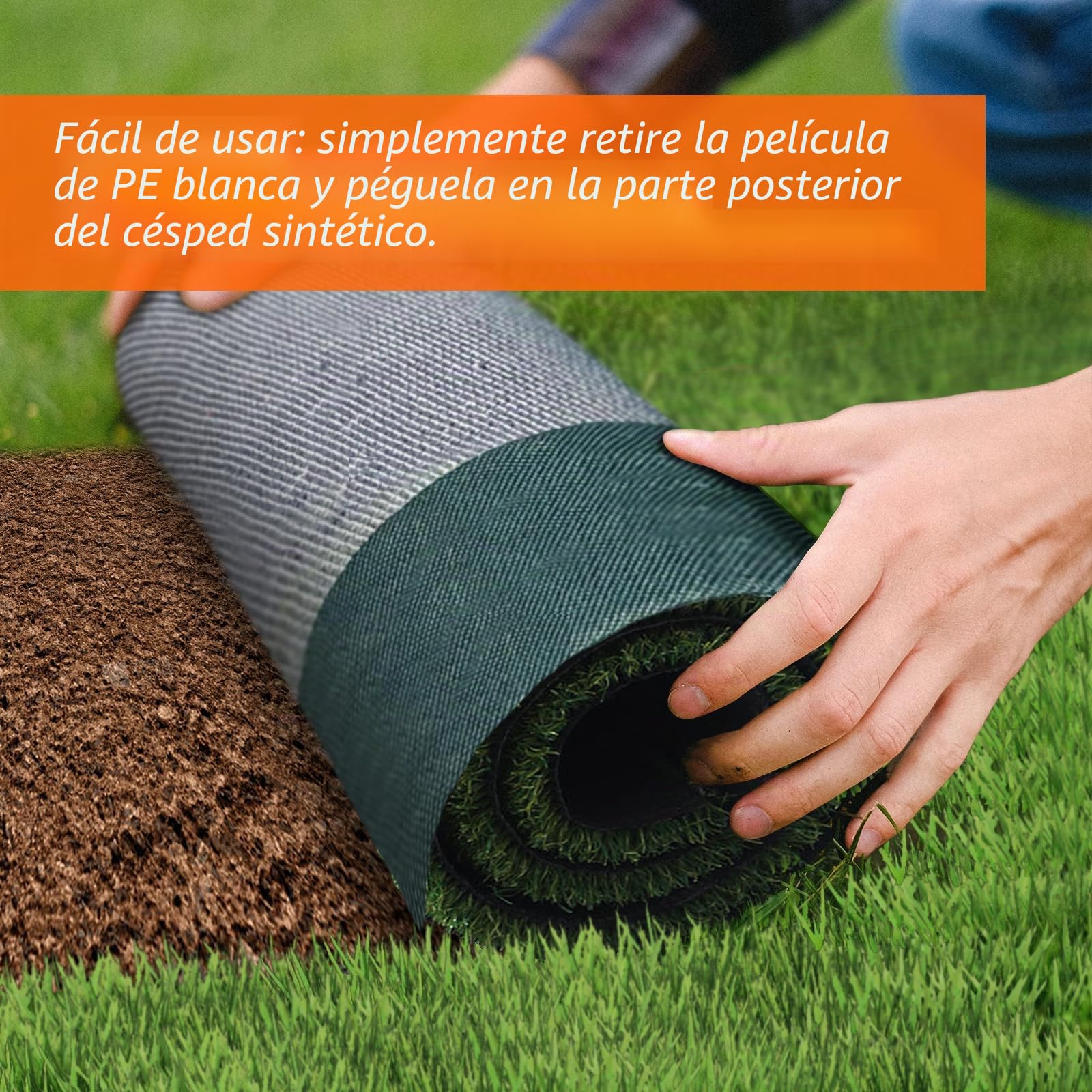QILIMA Cinta de conexión de césped artificial, 15 cm x 15 m Cinta de conexión de césped autoadhesiva, cinta de coser de fijación de césped artificial, para conectar alfombras de césped falso