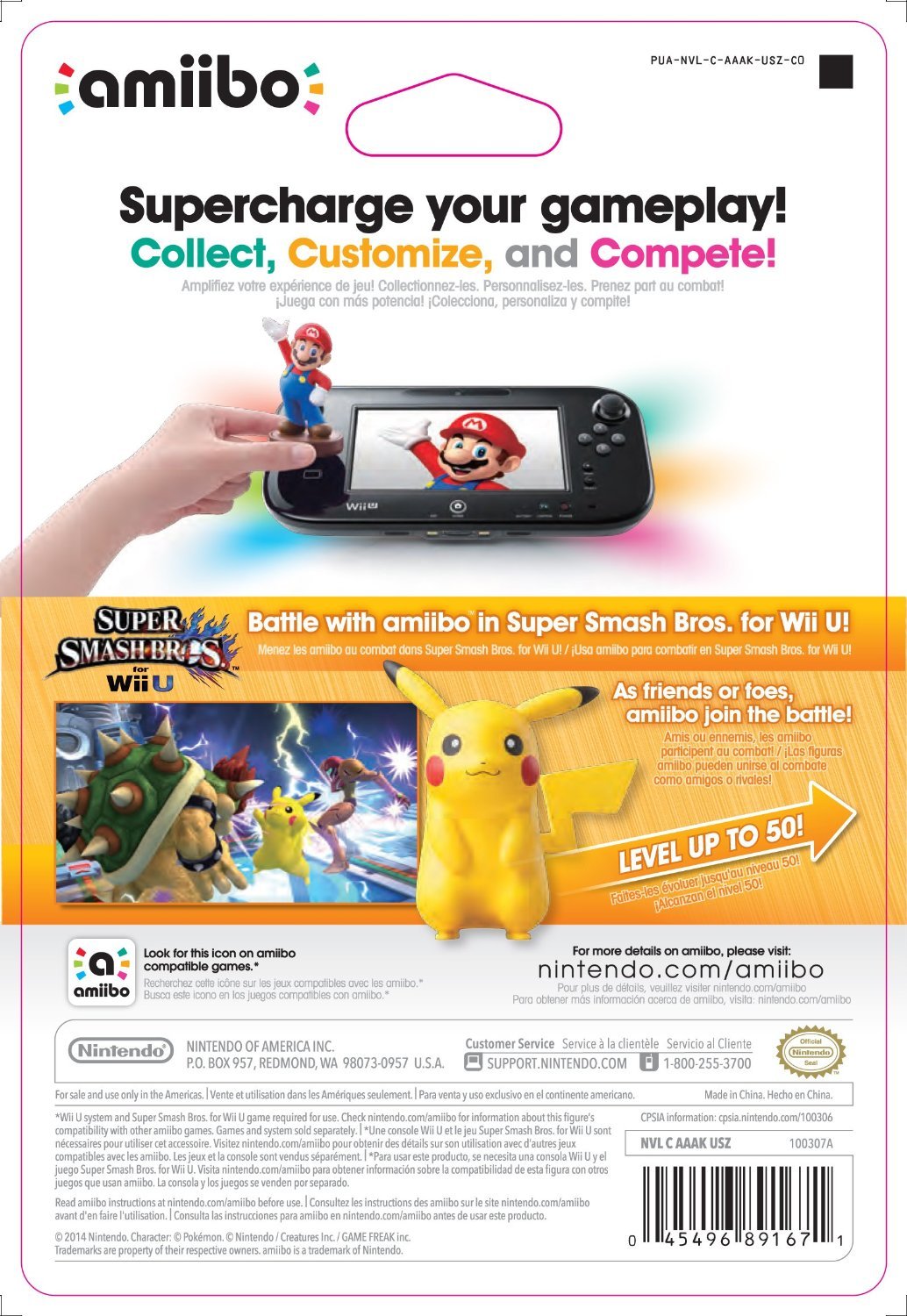 Amazon.co.jp: amiibo ピカチュウ(大乱闘スマッシュブラザーズシリーズ