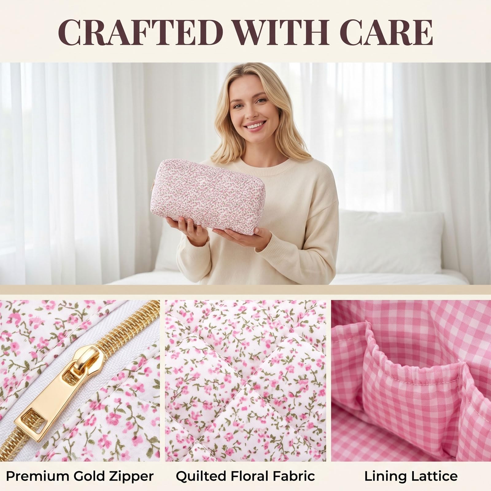 Torba podróżna do Airwrap, torba do przechowywania kompatybilna z narzędziami do stylizacji włosów Flexstyle, Różowy kolor, L