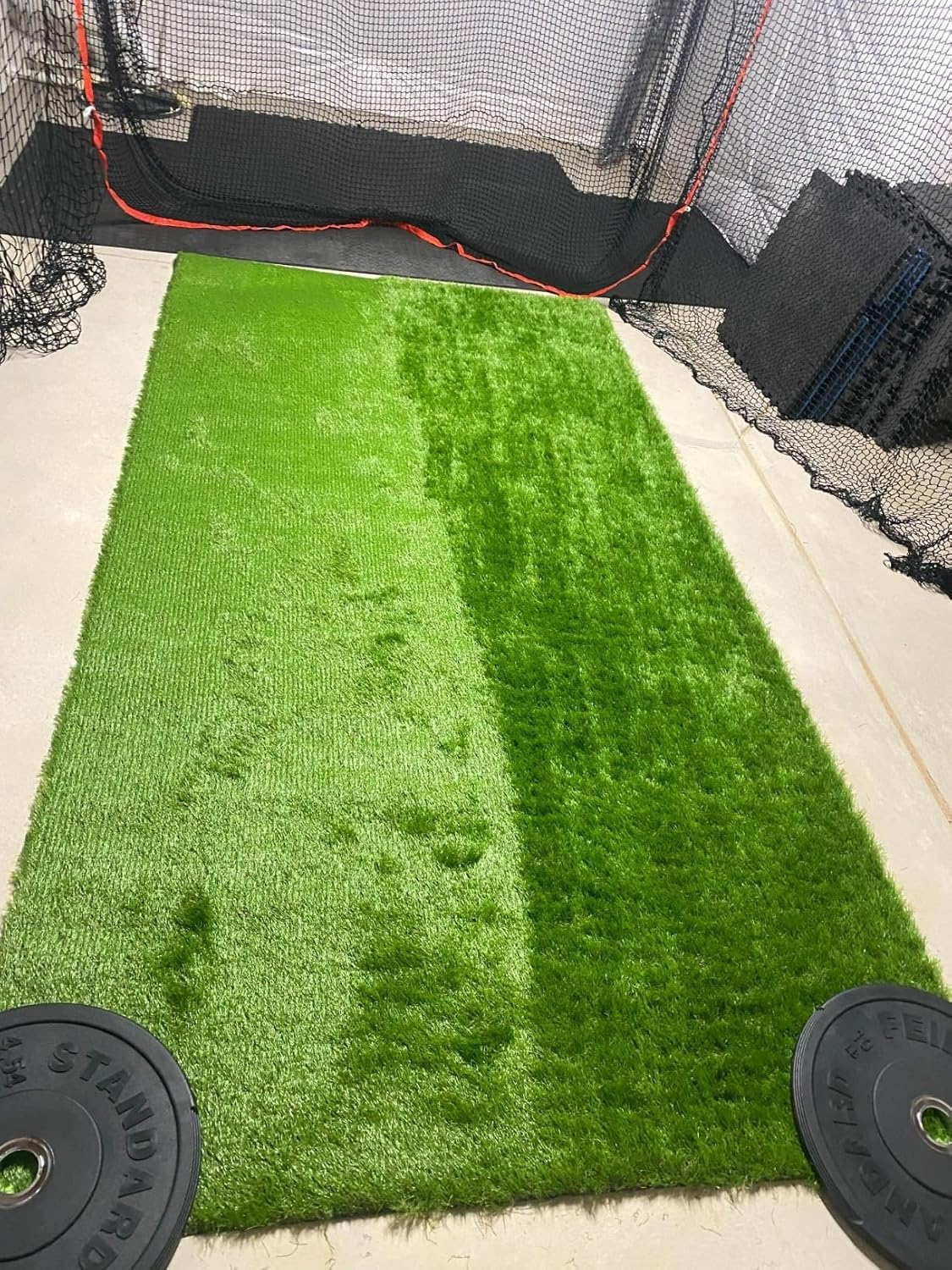 4FTX6FT 1.38 Inch Faux Grass Turf, Green Artificial Grass Turf for Garden Lawn Landscape Balcony Decor