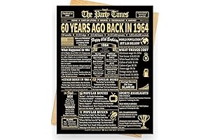 Happy, 60th Birthday Card, for Her, 60th Birthday Decorations, for Women, 60th...