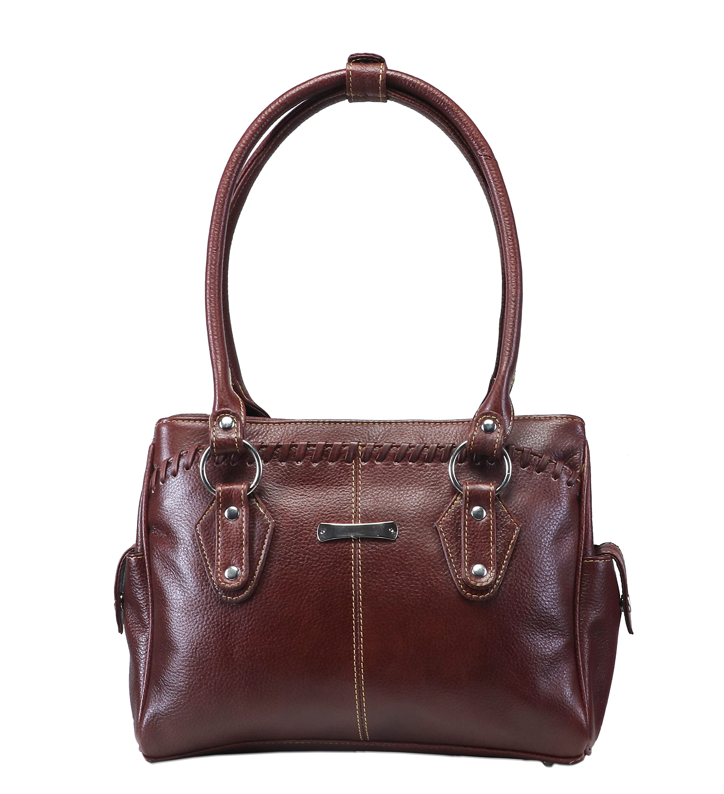 Money iin Genuine Leather Handbags for Women/Ladies Bag Pure Original Leather for Regular Use Branded Stylish Latest Extra Space (Brown) (B0BW71GBRR) Amazon Price History, Amazon Price Tracker
