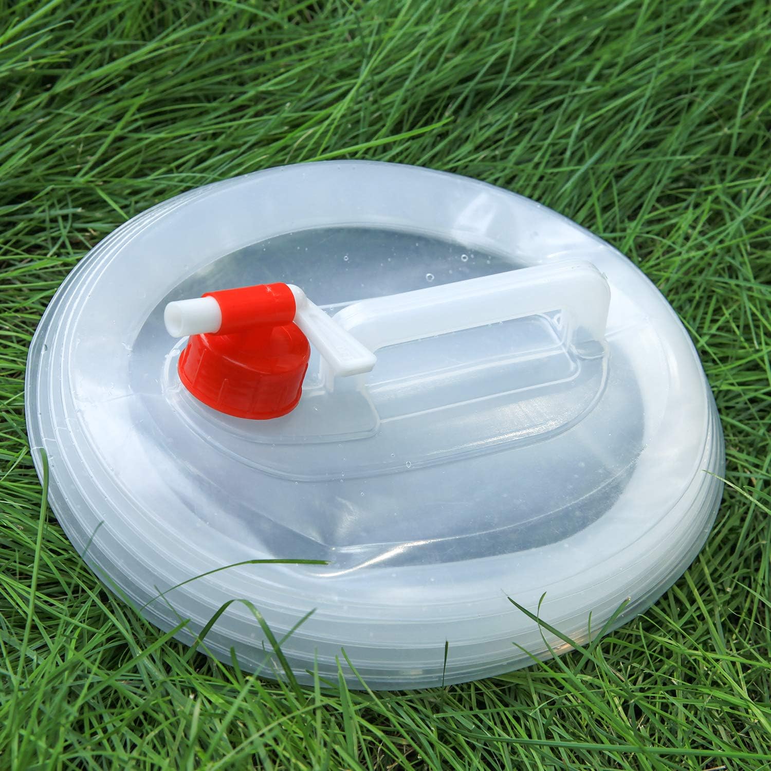 KingCamp BPA Free Collapsible Water Container with Spigot, Premium Portable Water Storage Jug Water Carrier Foldable Canteen, Perfect for Outdoors BBQ Camping Hiking - BPA Free 2.2 Gallon (8L) : Sports & Outdoors
