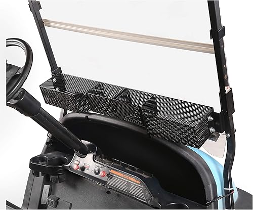 10L0L Cesta interior delantera para carrito de golf para Club Car DS & Precedent 2001-up, caja de almacenamiento de salpicadero, bandeja