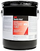 Vista 2 de 3M Adhesivo de contacto de neopreno de alto rendimiento 1357, gris-verde, lata de 1 pinta