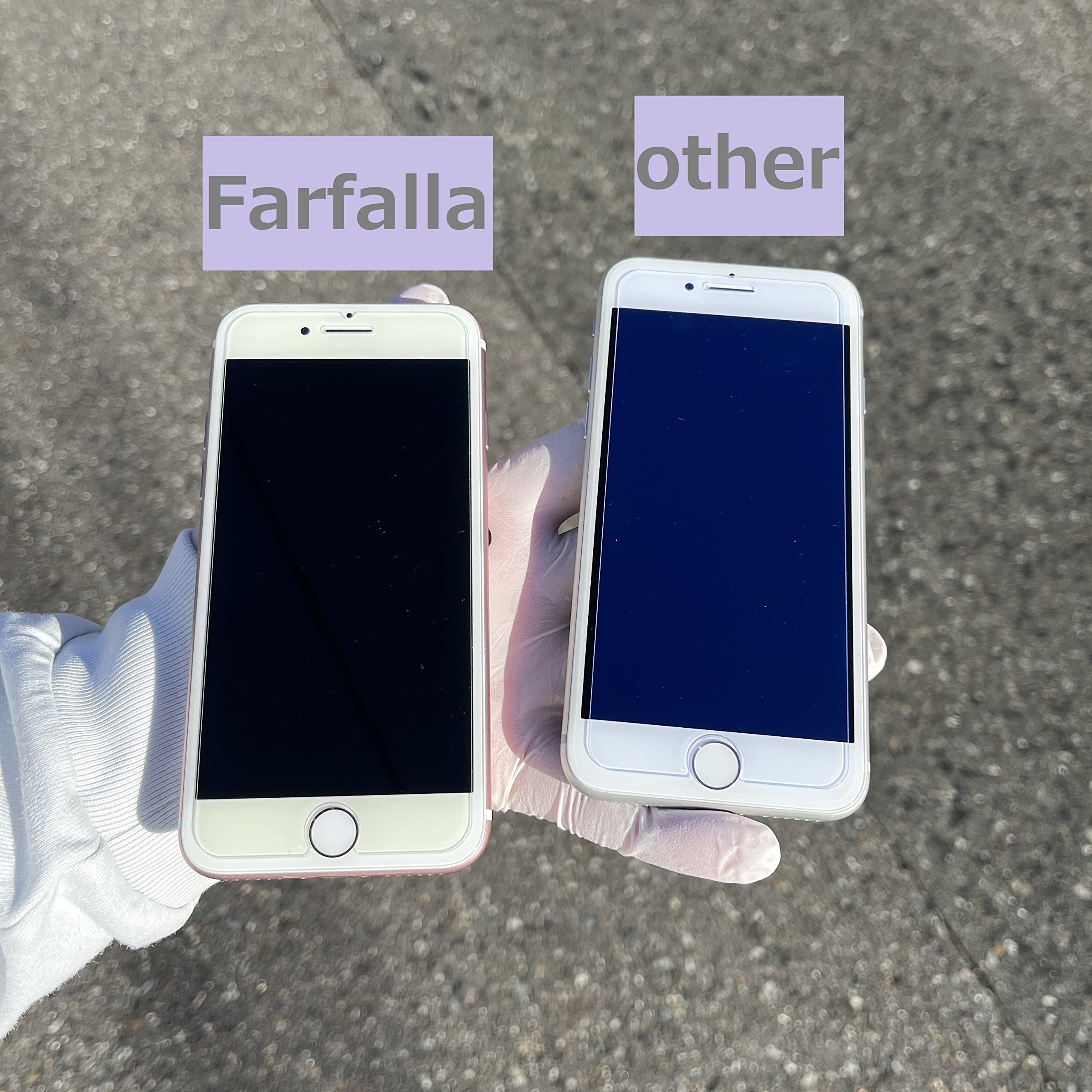 Amazon | ［Farfalla］iPhone12 / 12Pro ブルーライトカット ガラス
