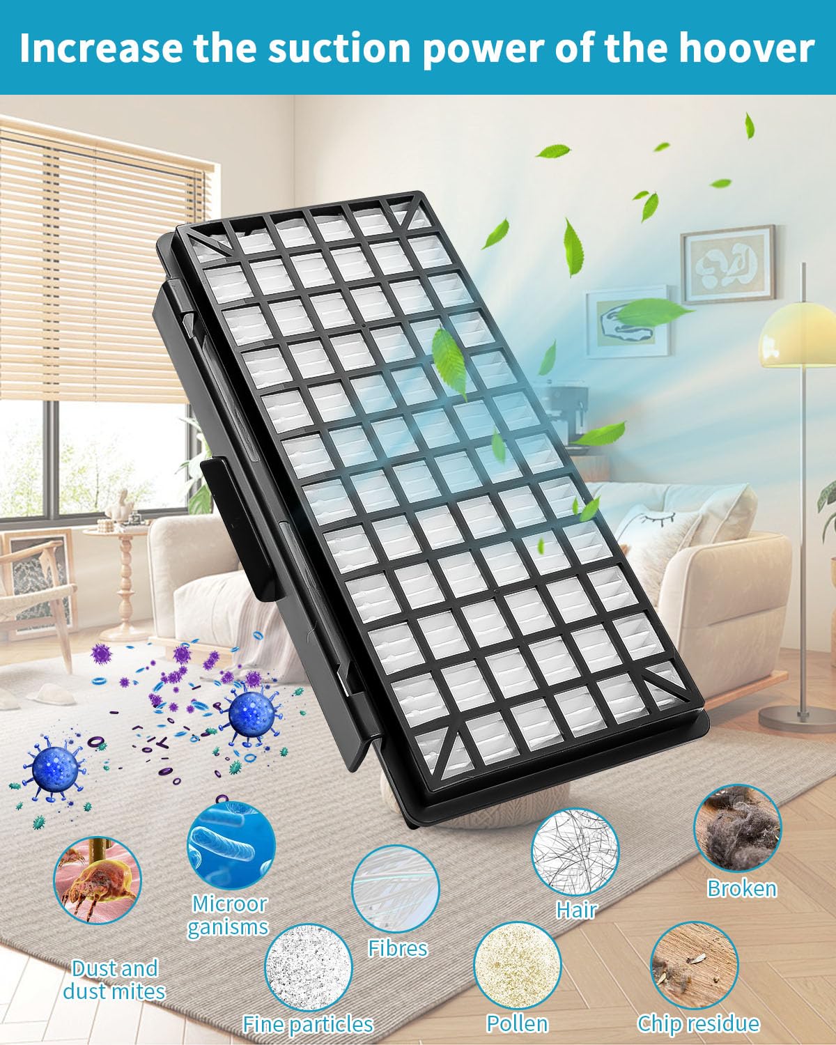 PakTrade Filtro Hepa Para Aspiradora Siemens VZ151 HFB