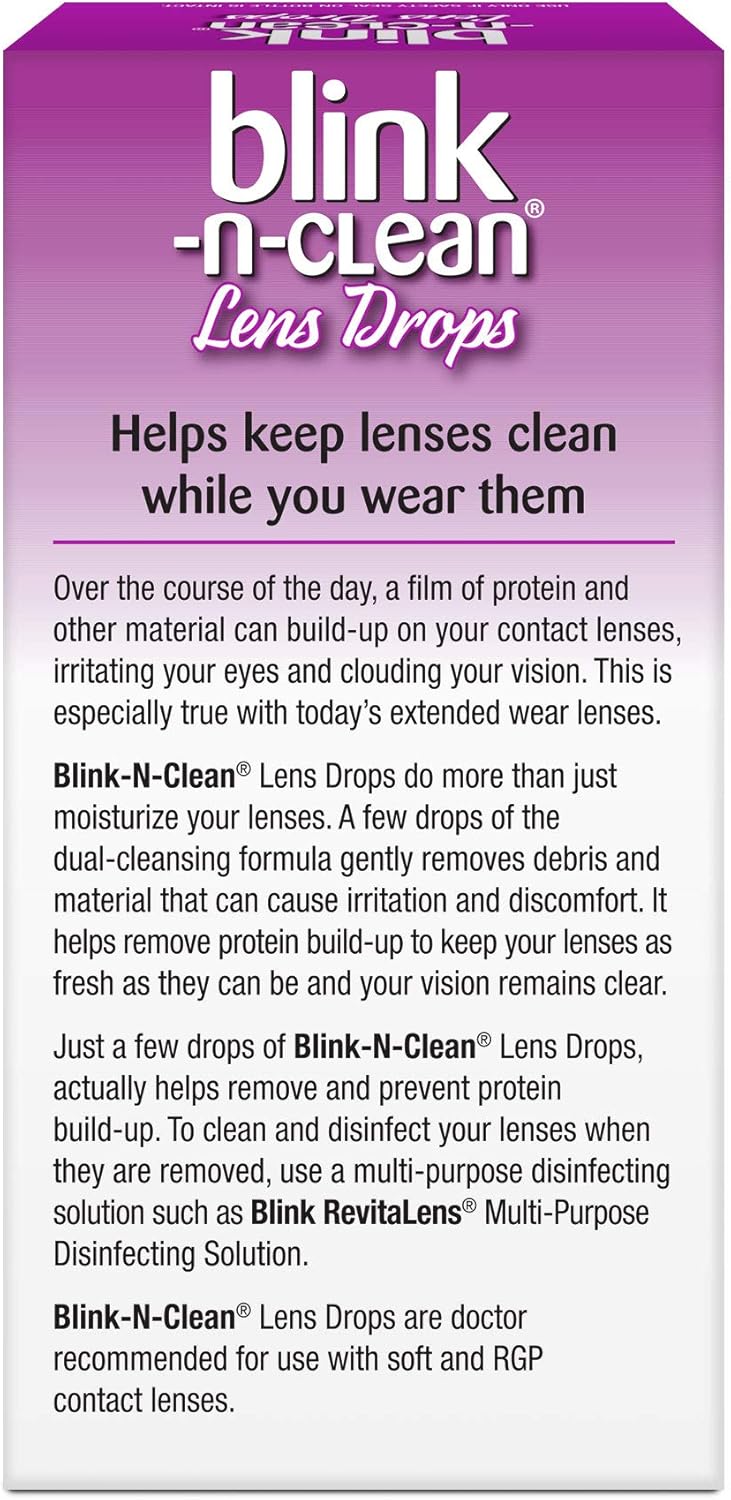 Complete Blink-N-Clean Lens Drops, 0.5 Fluid Ounce : Health & Household