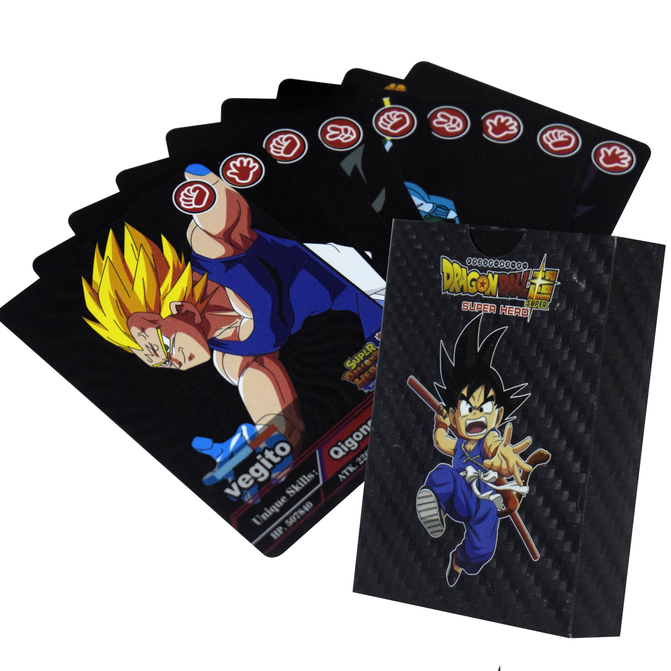 salpitoys 55 Anime Dragon Ball Z Game Toys Goko 24k Black Foil