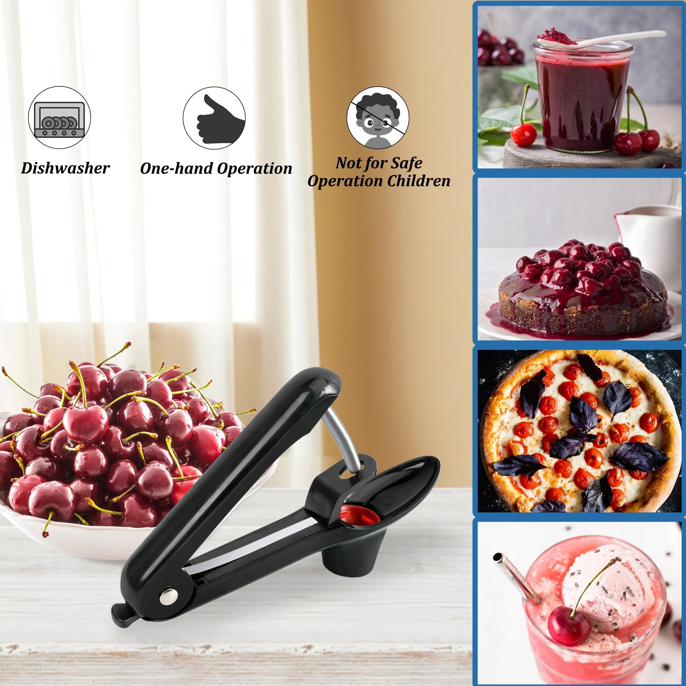 Dénoyauteur À Cerises Proline, Dénoyauteur Manuel, Ustensile De Cuisine