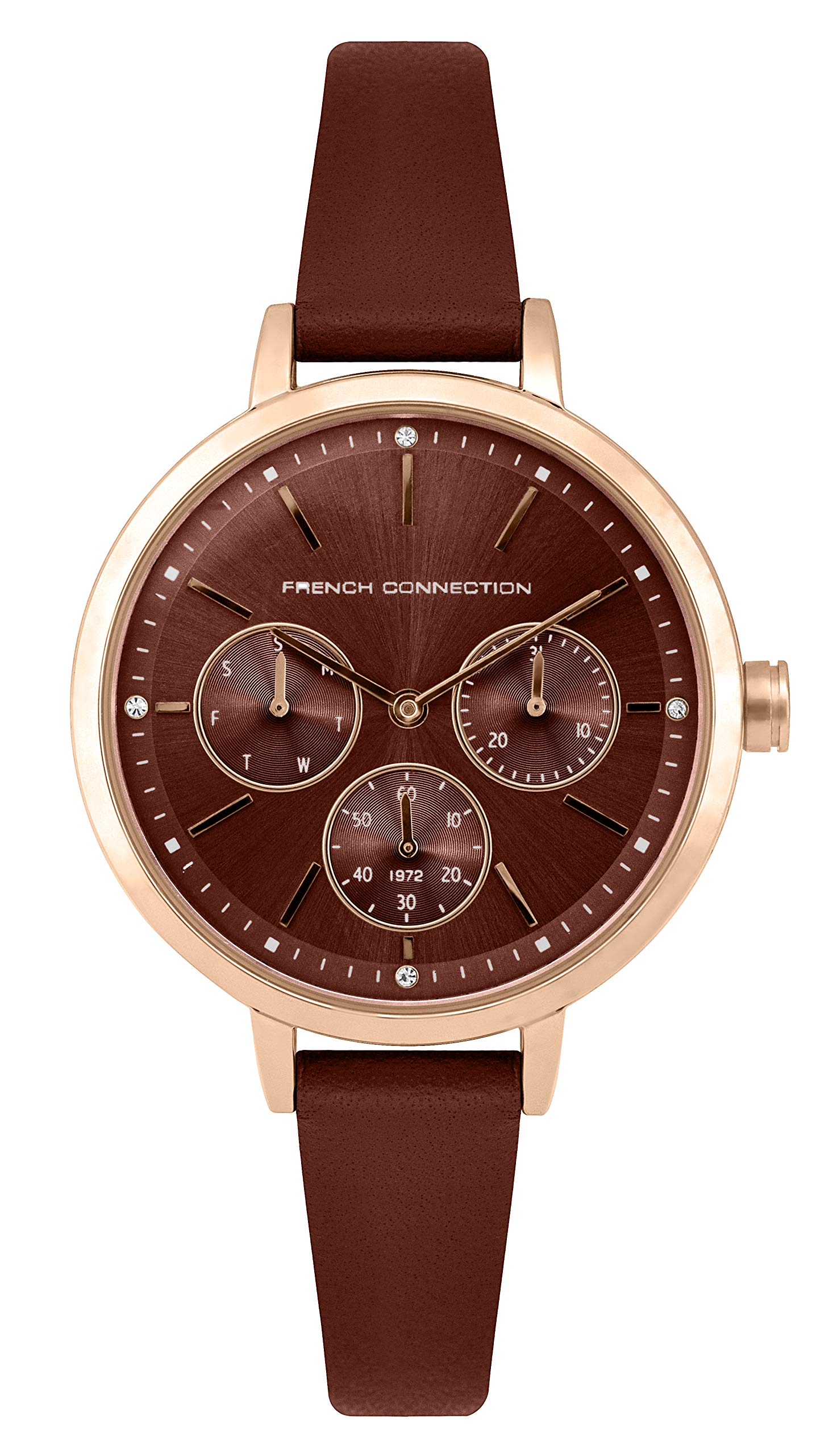 French Connection Analog Brown Dial Womens Watch-FC134T (B07YNWMFZ3) Amazon Price History, Amazon Price Tracker