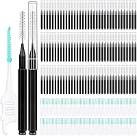 Vista 10 de Juego de cepillos interdentales de 320 piezas, púas de hilo dental suaves y flexibles para aparatos ortopédicos, cuidado de ortodoncia, limpieza