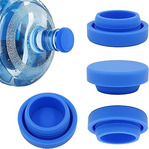 Miniatura 1 de ARCUNO Tapa de jarra de agua de 5 galones reutilizable tapas de botella de agua de 2165in tapas de silicona de repuesto antisalpicaduras