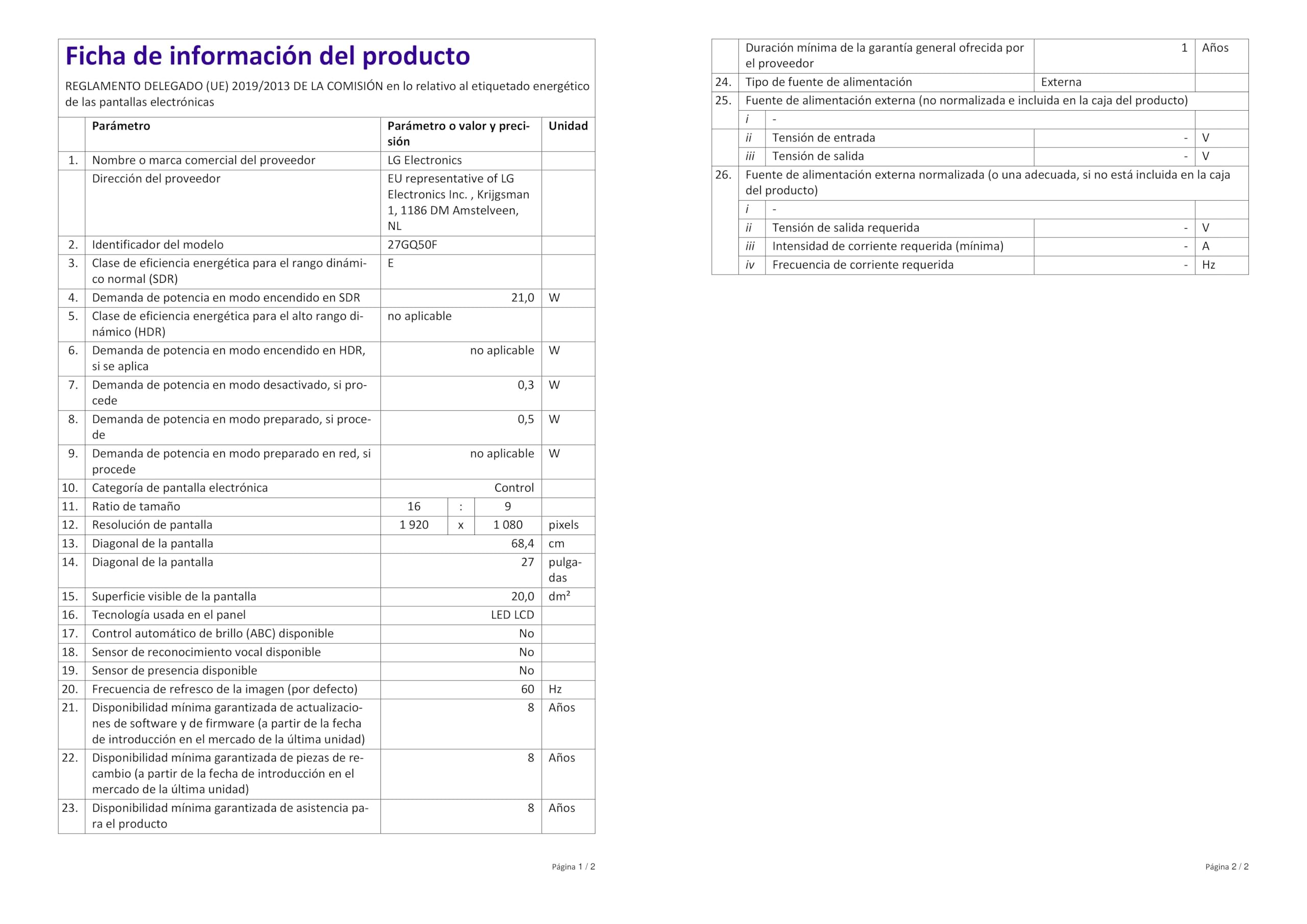 MSI Prestige PS341WU Monitor de 34