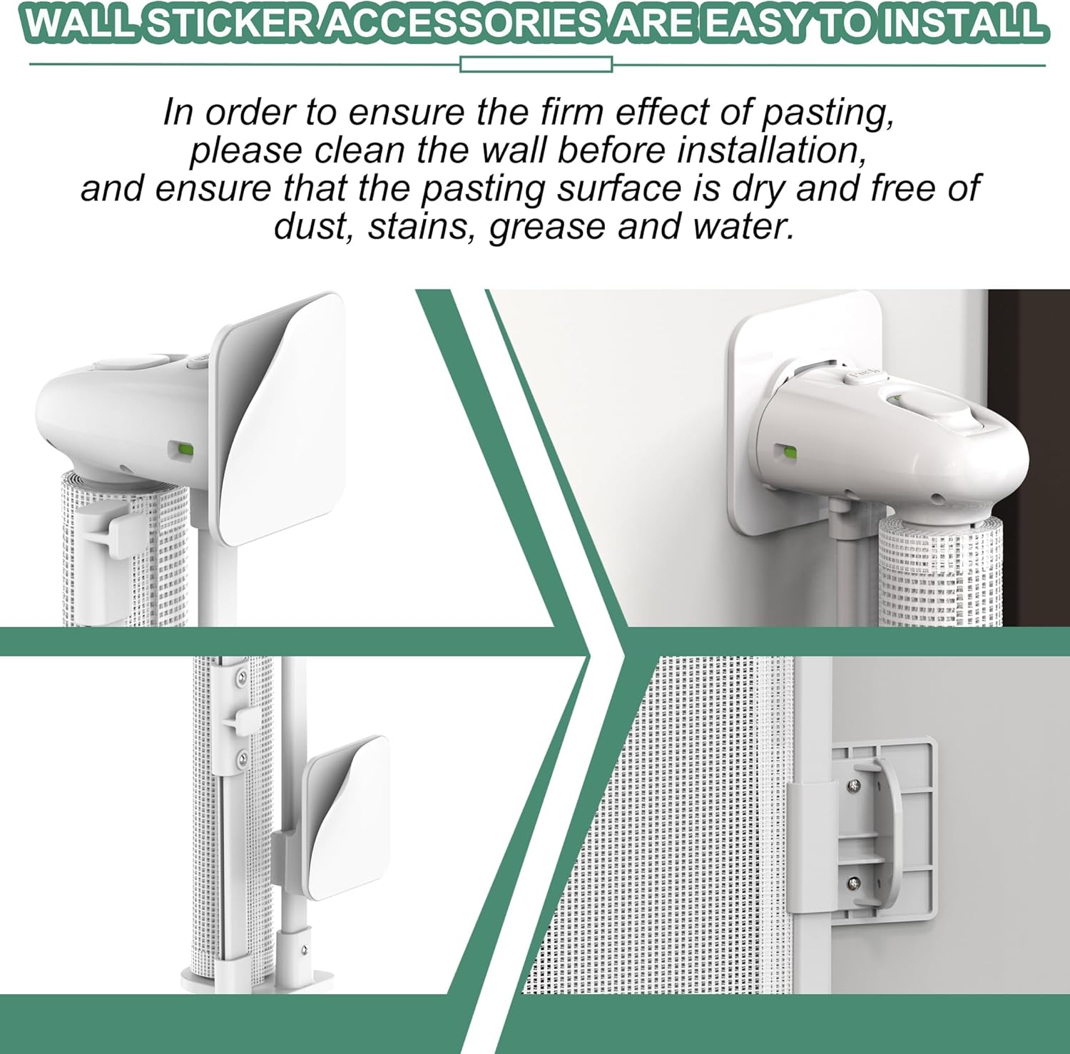 Retractable Baby Gate, Mesh Dog Gate, 34" Tall, Extends up to 71" Wide, No Drilling Child Safety Gates, Wide Baby Gate for Doorways, Stairs, Hallways, Bathroom, Indoor/Outdoor