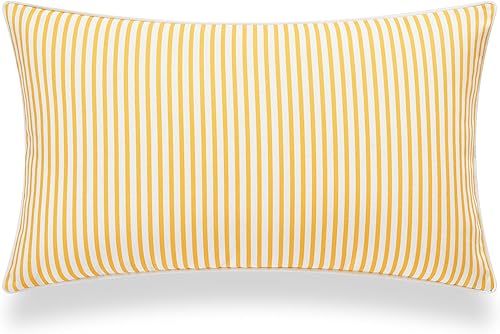 Miniatura 5 de Hofdeco Premium Coastal Patio - Funda de almohada lumbar para interiores y exteriores, 12 x 20 pulgadas, resistente al agua para patio trasero,