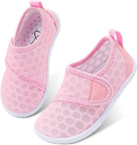 LeIsfIt - Zapatos acuáticos tipo calcetines para niños y niñas, playa, transpirables, antideslizantes, dan la sensación de andar descalzo