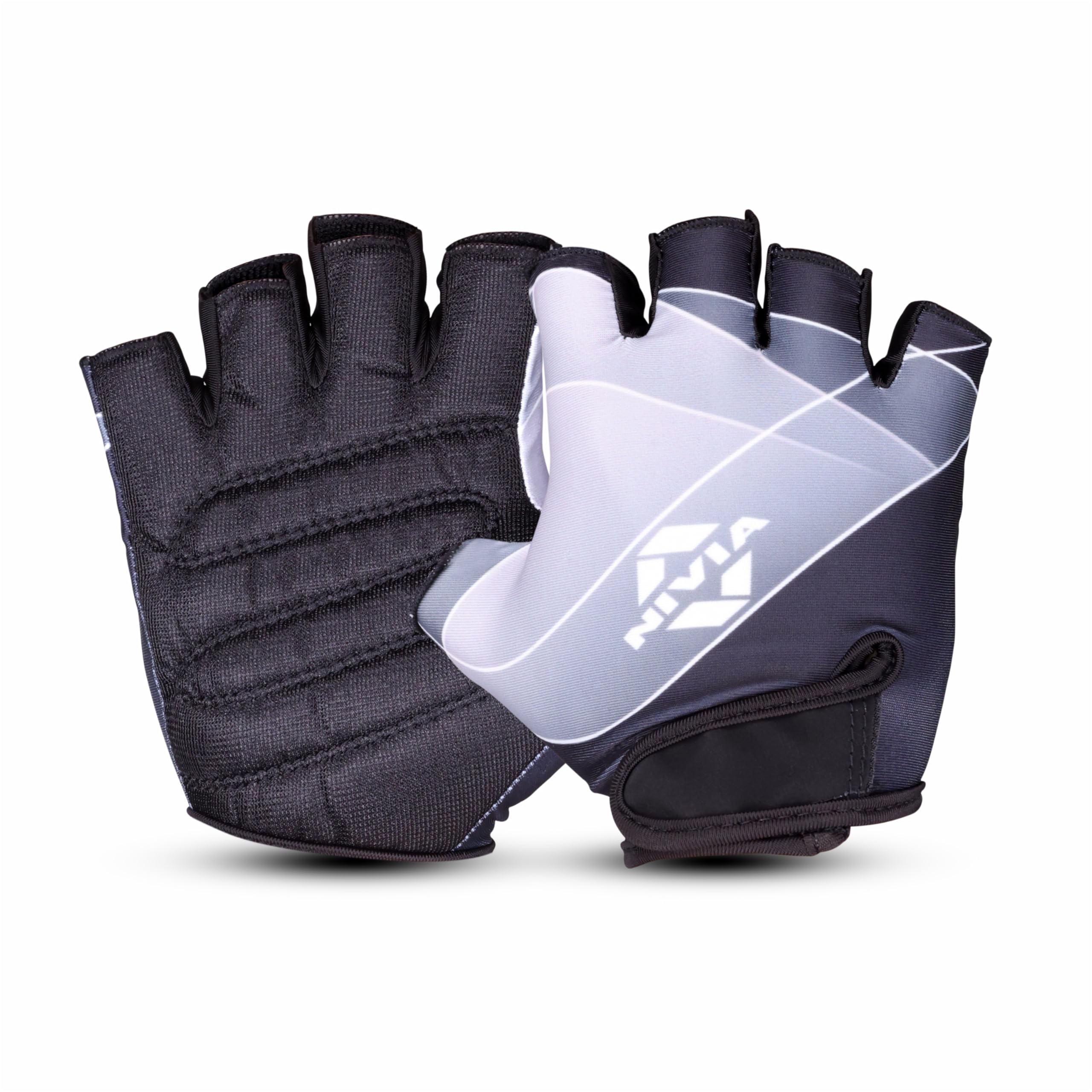 Crysteal Gym / Exercise_and_Fitness Synthetic Gloves - Navy Blue