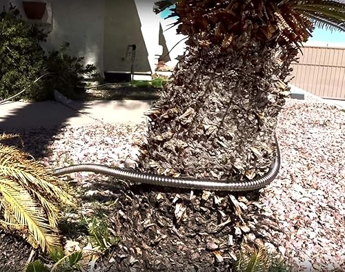 Miniatura 9 de BEAULIFE - Manguera de jardín en acero inoxidable 304 flexible, portátil y ligera, con boquilla de riego