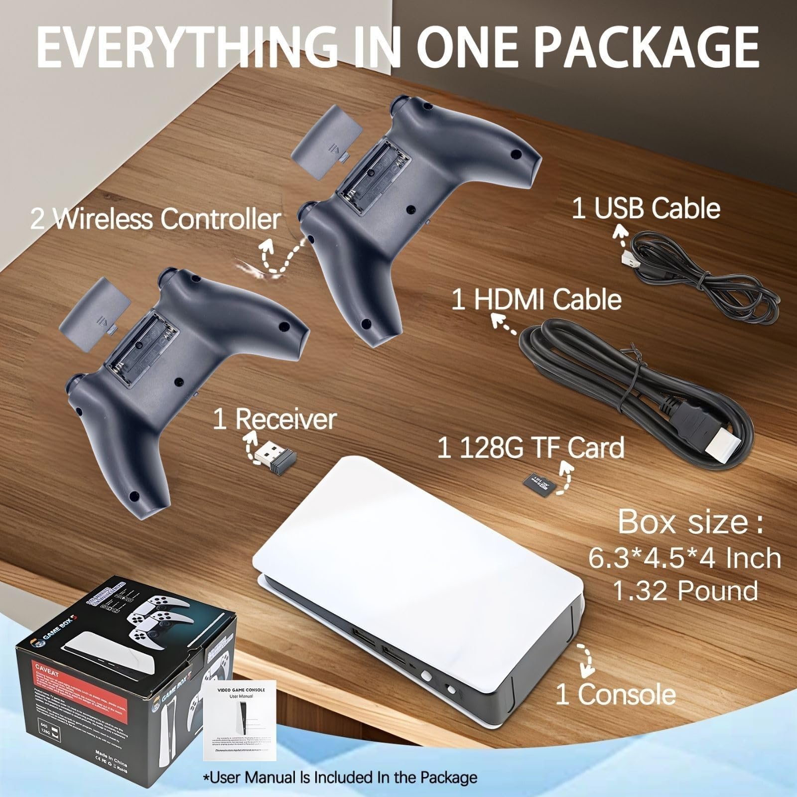 Amazon.com: Wireless Retro Game Console Nostalgia Plug and Play