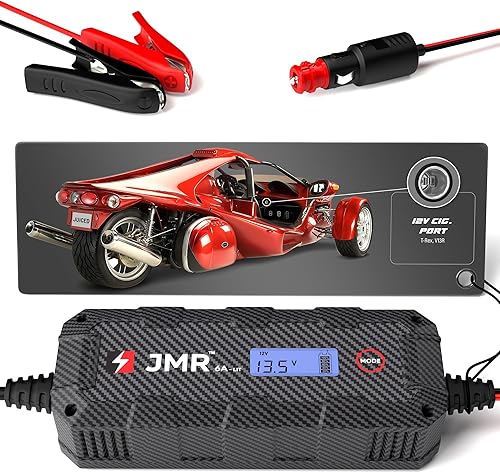 JMR - Cargador de batería para Campagna T-Rex V13R, todos los modelos, cargador de goteo y acondicionador (añade modo de litio)