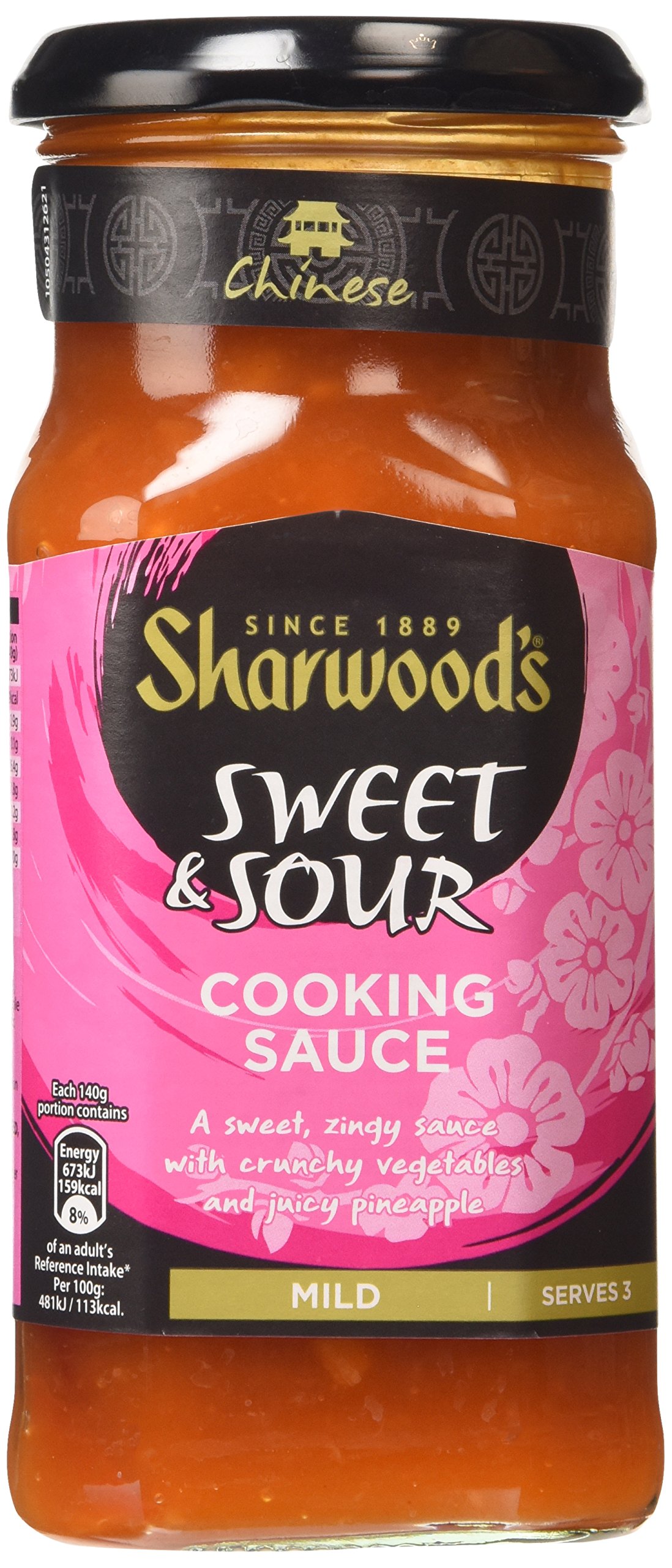 Sharwood's Cantonese Sweet and Sour Cook in Sauce 425 g (Pack of 6)