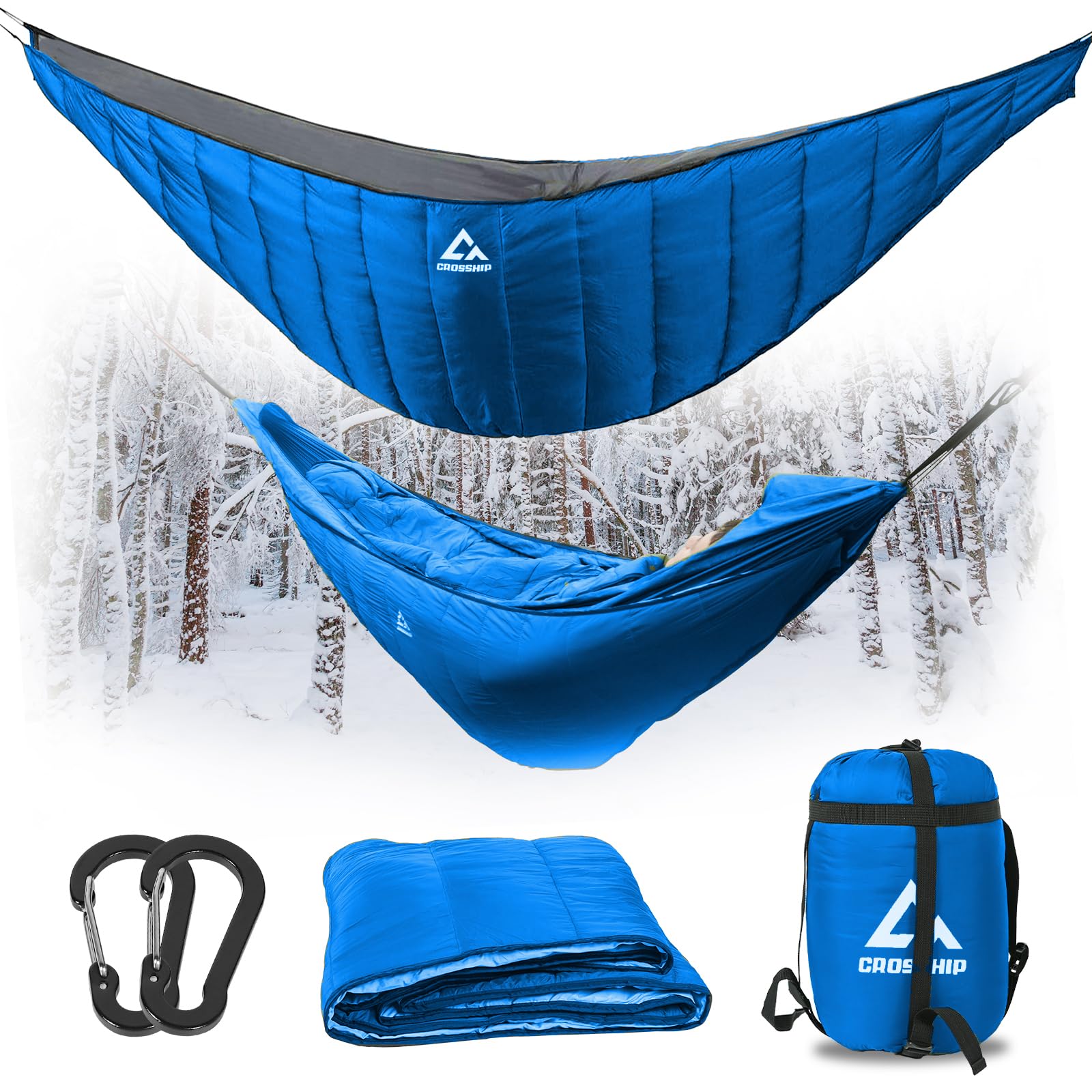 Camping Hammock Underquilt - Full Length Lightweight Warm Quilt