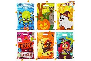 6 Unique Designs Halloween Goodie Treat Bags