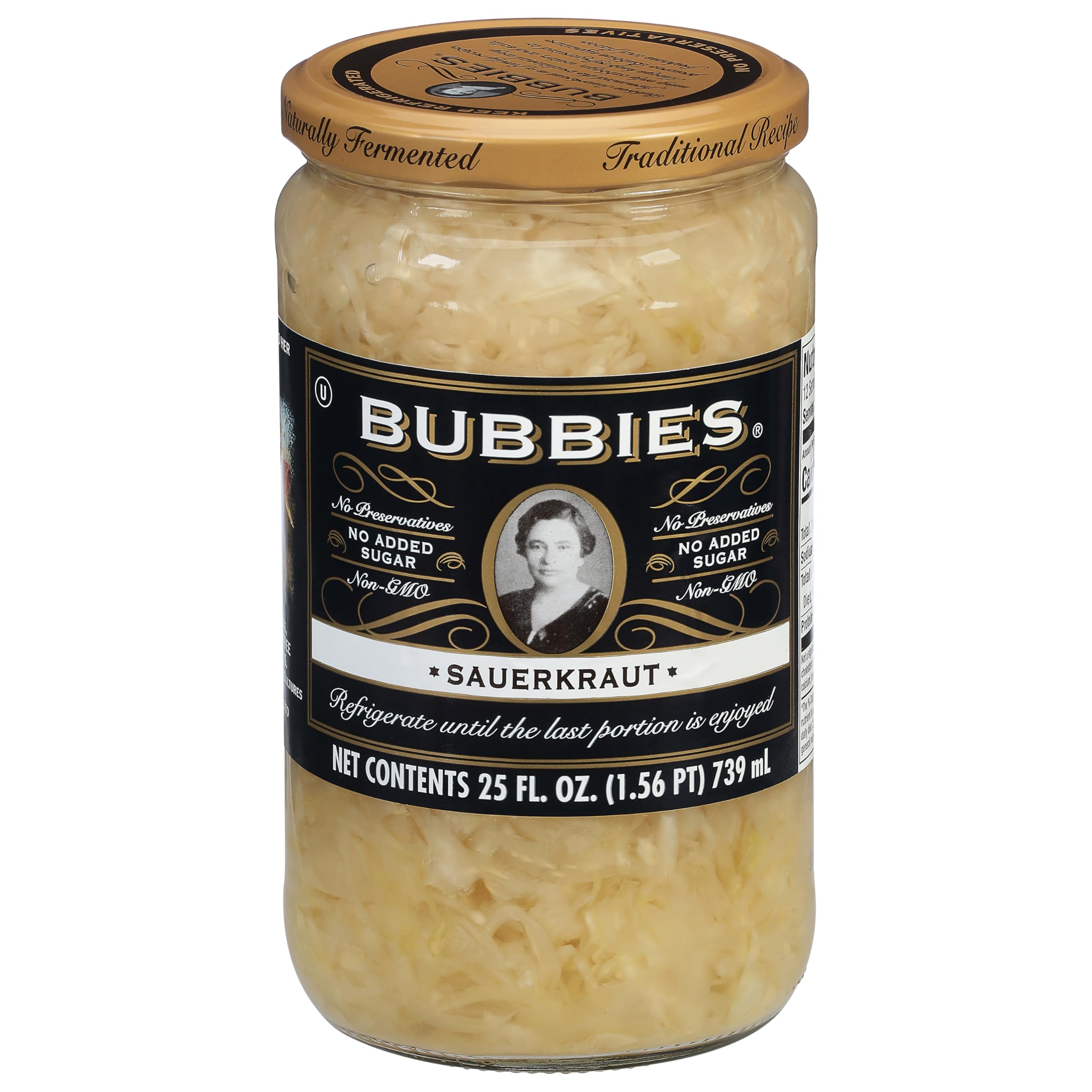 Bubbies, Sauerkraut, 25 oz