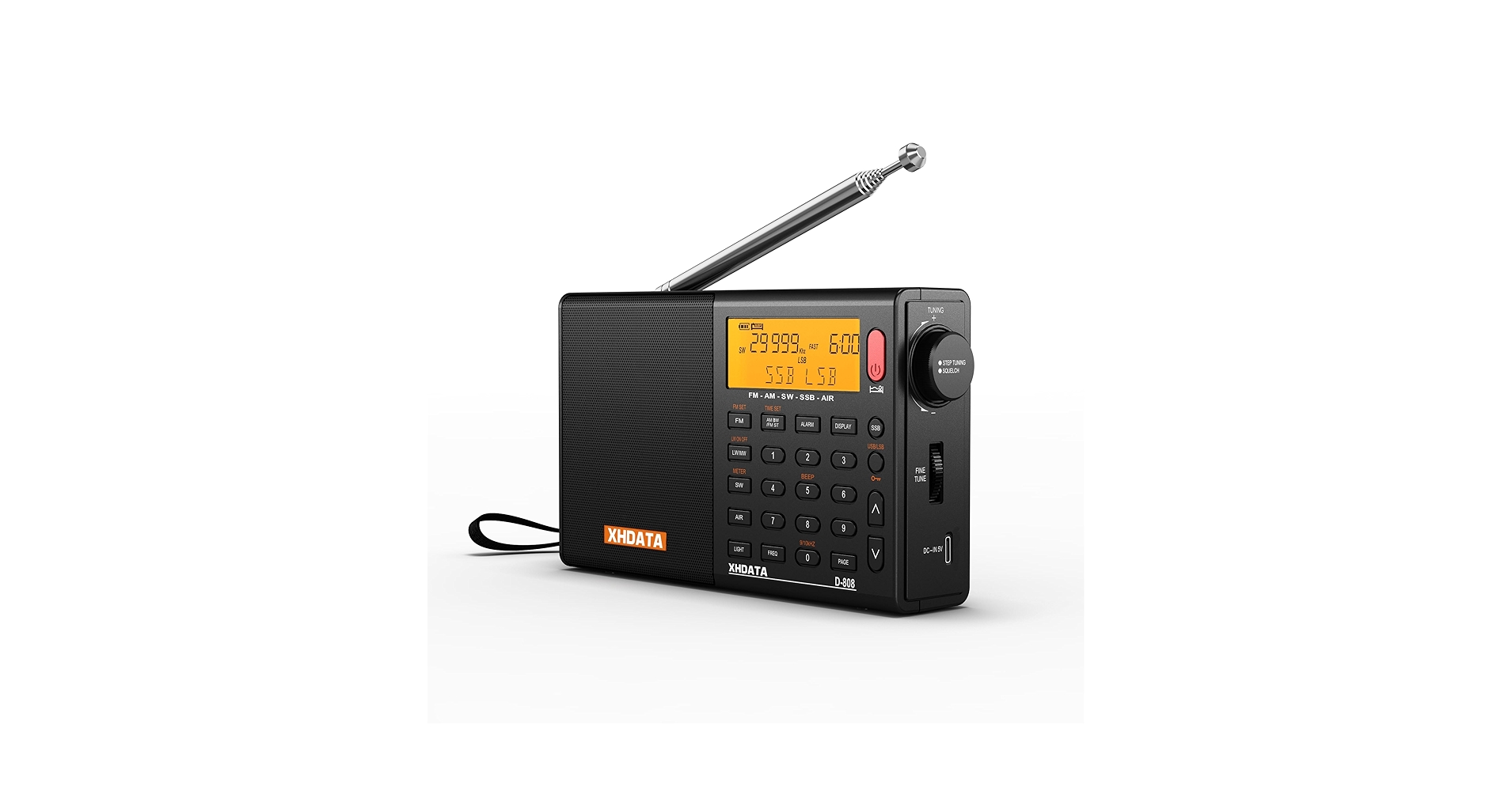 Amazon.com: XHDATA D808 Portable AM FM SW LW Air Band