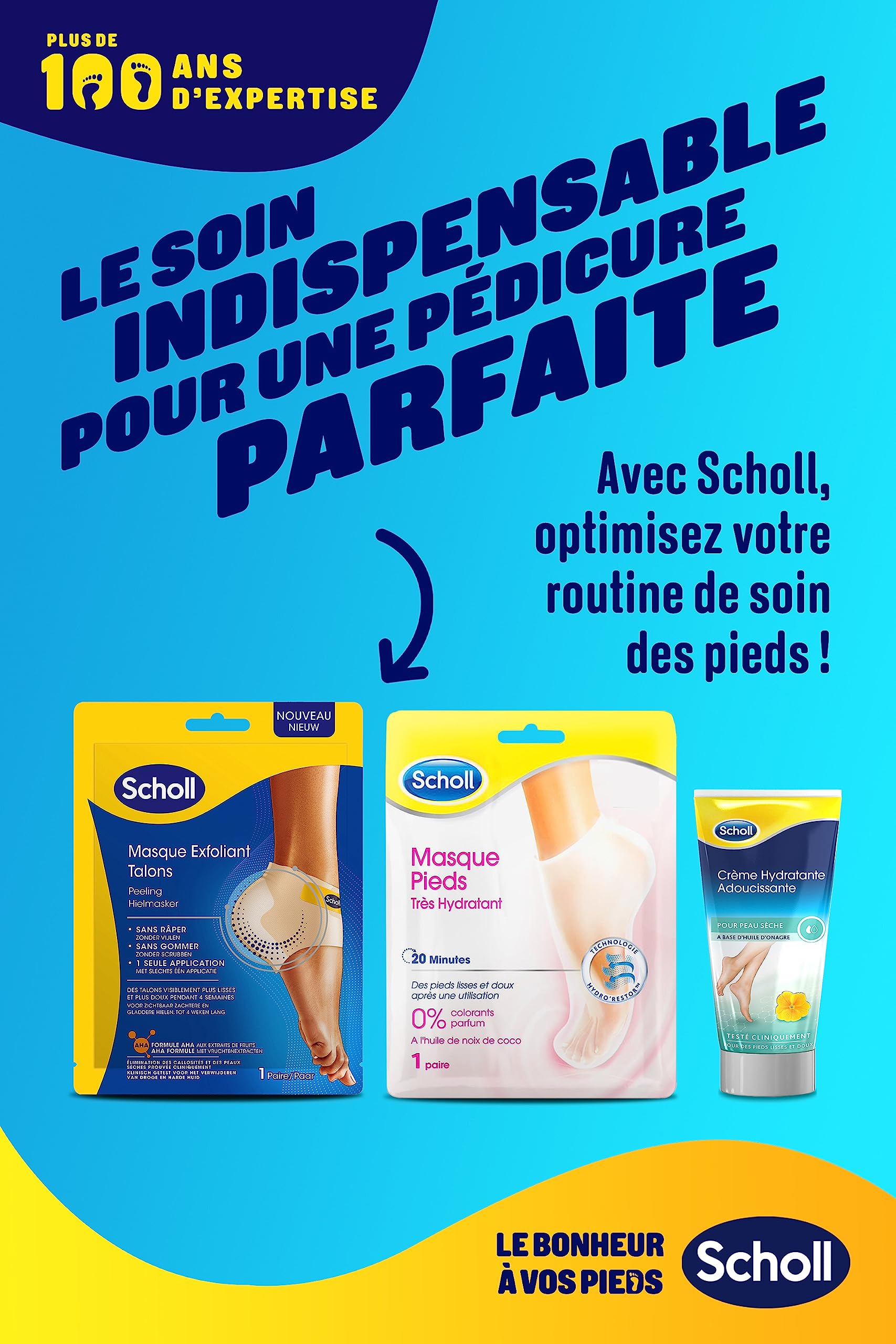 Scholl Maschera Idratante per Pelle dei Piedi