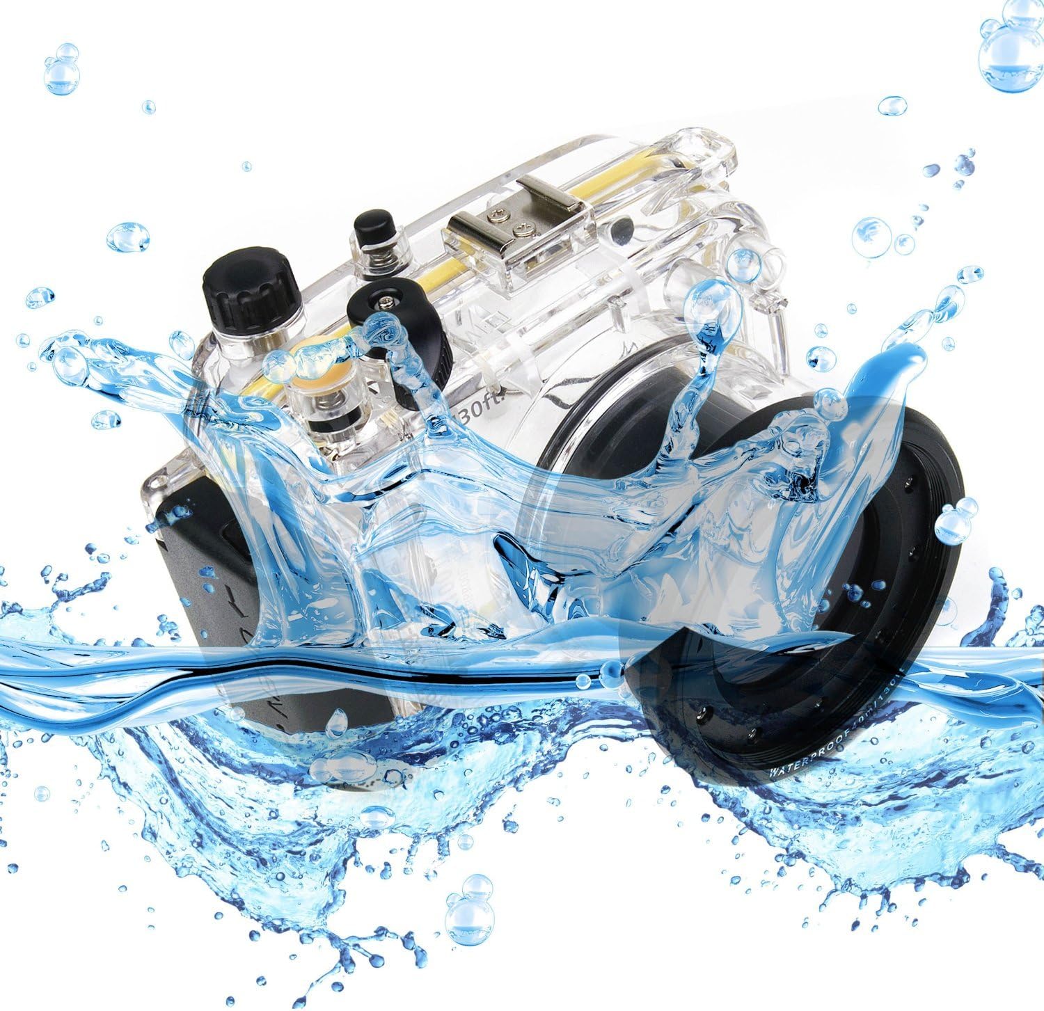 CameraPlus - High Performance Underwater Case Camera Housing Diving For SONY DSC-RX100 RX100 Up To 40 Meters(130ft.)