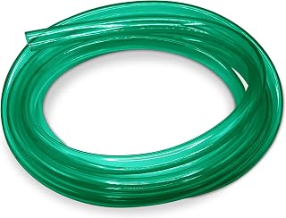 Flexible Hose Pipe 16mm Inside Diameter 20mm Outside Diameter – 4 Metres Clear PVC Food Grade Green Plastic Tube for Fish Food, Engineering, Food Industry – Multipurpose PVC Pipe. Set by MYPURECORE