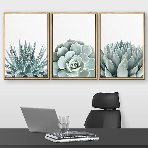 Miniatura 7 de wall26 Lienzo enmarcado para pared, juego de arte geométrico de montaña, bosque, lago, ilustraciones abstractas, naturaleza, arte moderno, nórdico,