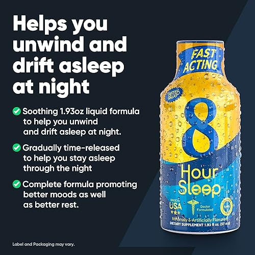 Miniatura 2 de Vitamin Energy Bebidas para dormir de 8 horas, sabor a bayas naturales, 1.93 onzas líquidas, 48 unidades