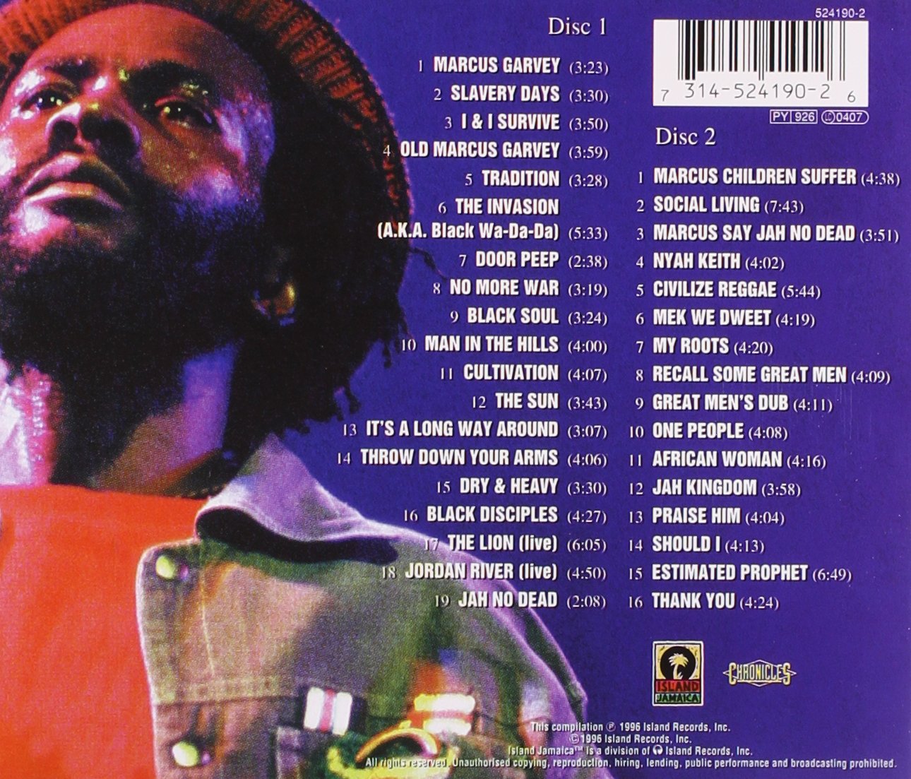 Island Anthology-Chant Down Babylon