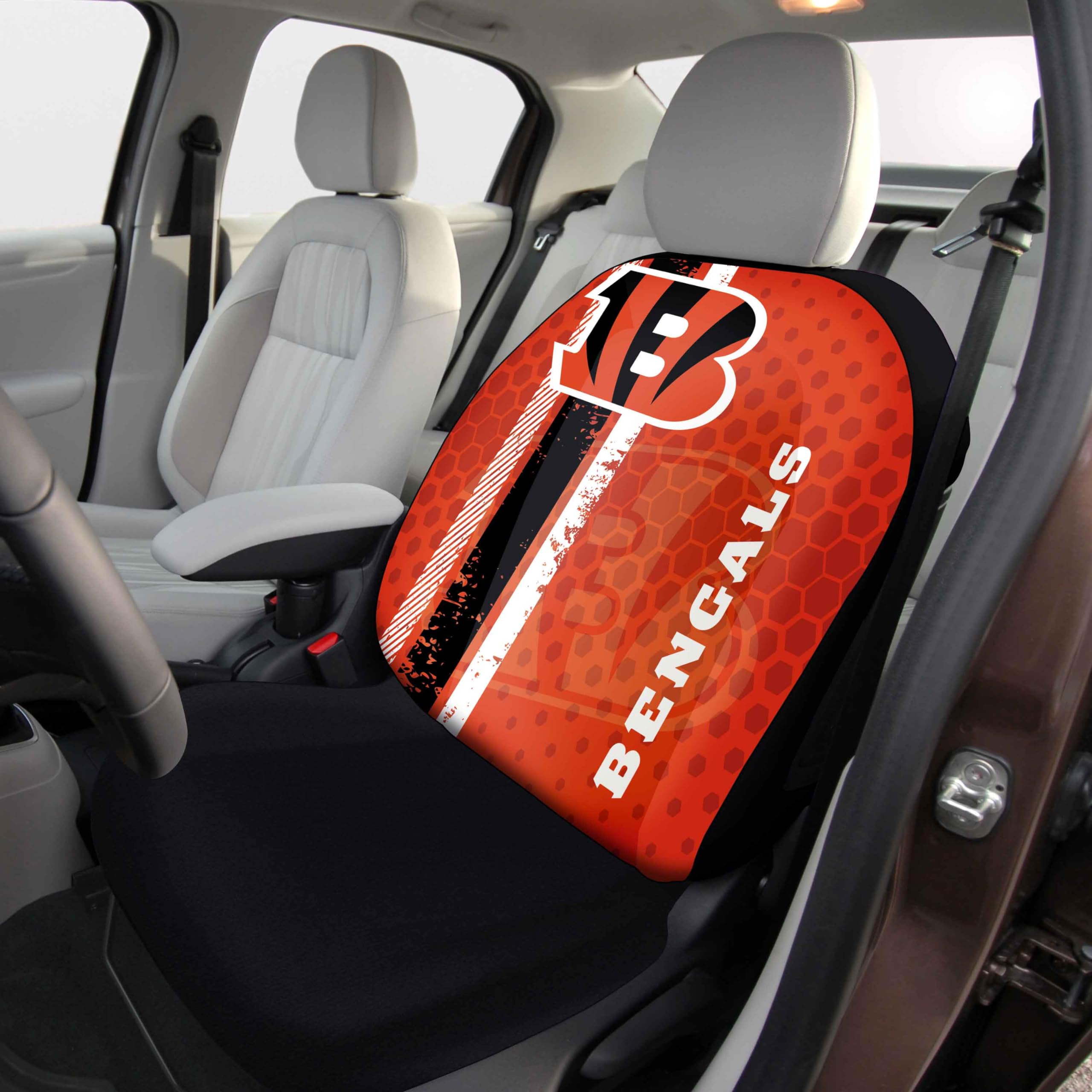 FANMATS NFL - Cincinnati Bengals SEATCOVERRALLY-Cincinnati Bengals Rally Seat Cover - Full Color Vivid Design - 1pc