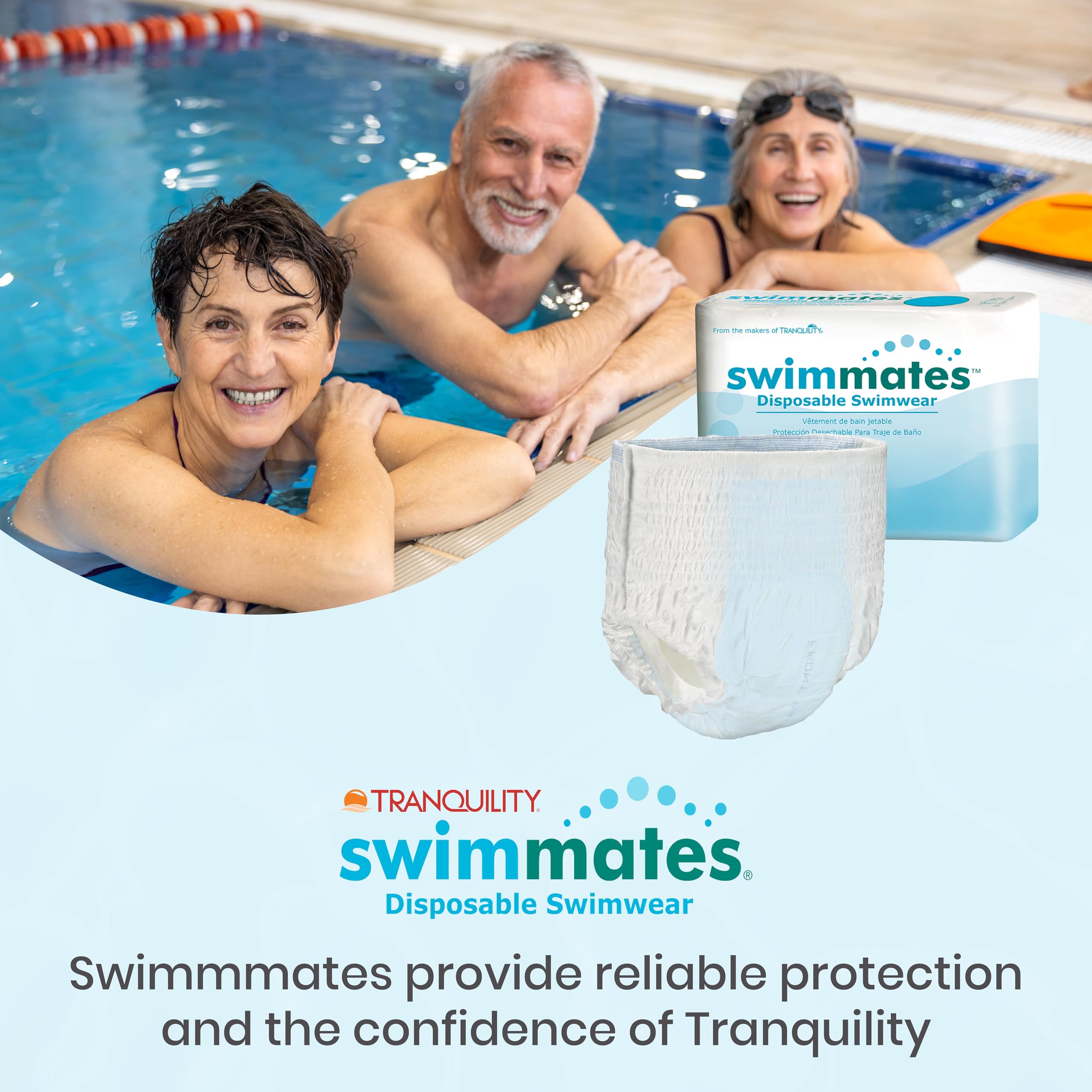 Amazon.com: Swimmates Adult Swim Underwear, Pull-Up with Tear-Away