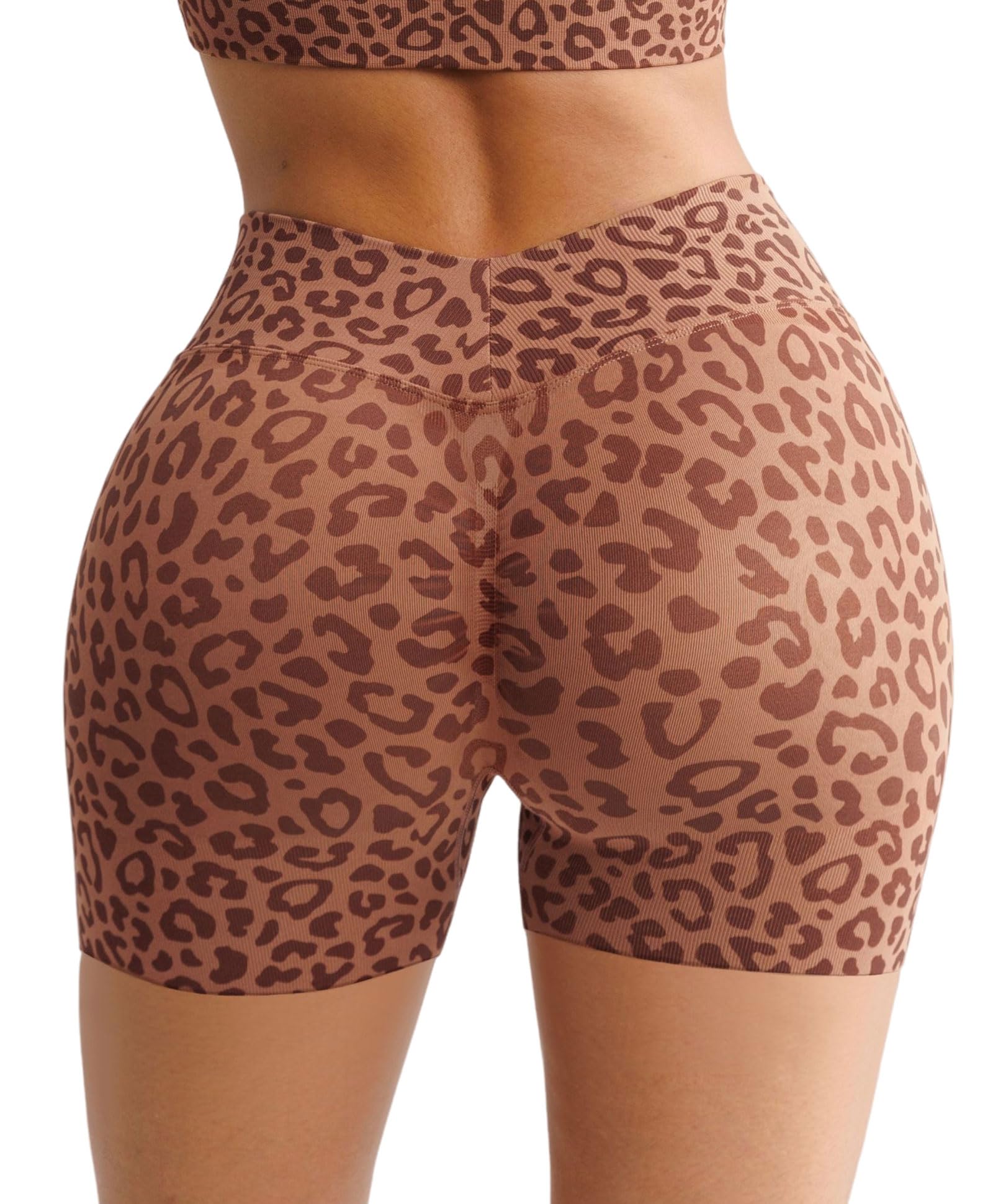 BRXL Scrunch Butt Lifting Shorts for Women V Back Seamless 5" High Waist Workout Gym Compression Spandex Impact Shorts