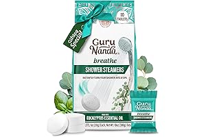 GuruNanda Breathe Shower Steamer Tablets