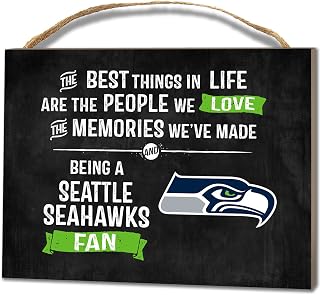 KH Sports Fan 4"x5.5" Seattle Seahawks Best Things Small NFL Plaque