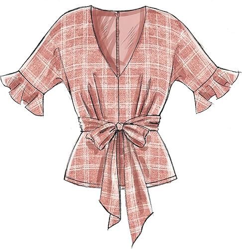 Miniatura 6 de McCall's Patterns McCall's - Patrones de costura plisada para mujer, tallas 14-22, 14-16-18-20-22, blanco