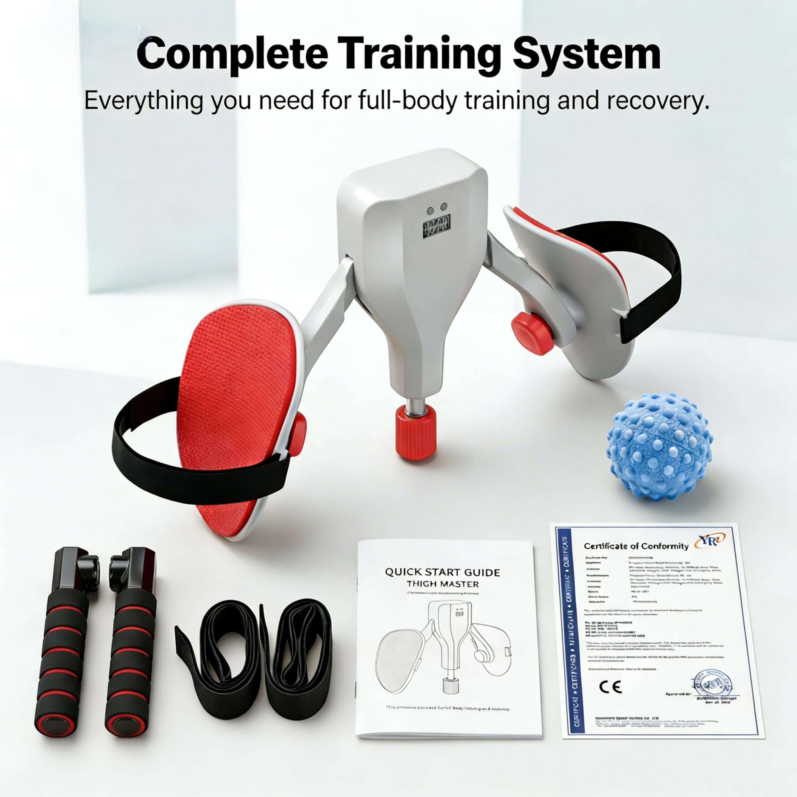 Digitales Beckenboden-Trainingsgerät für Damen und Herren, LCD-Display, einstellbarer Widerstand, 10 kg - 31,8 kg, geeignet für das tägliche Heimtraining