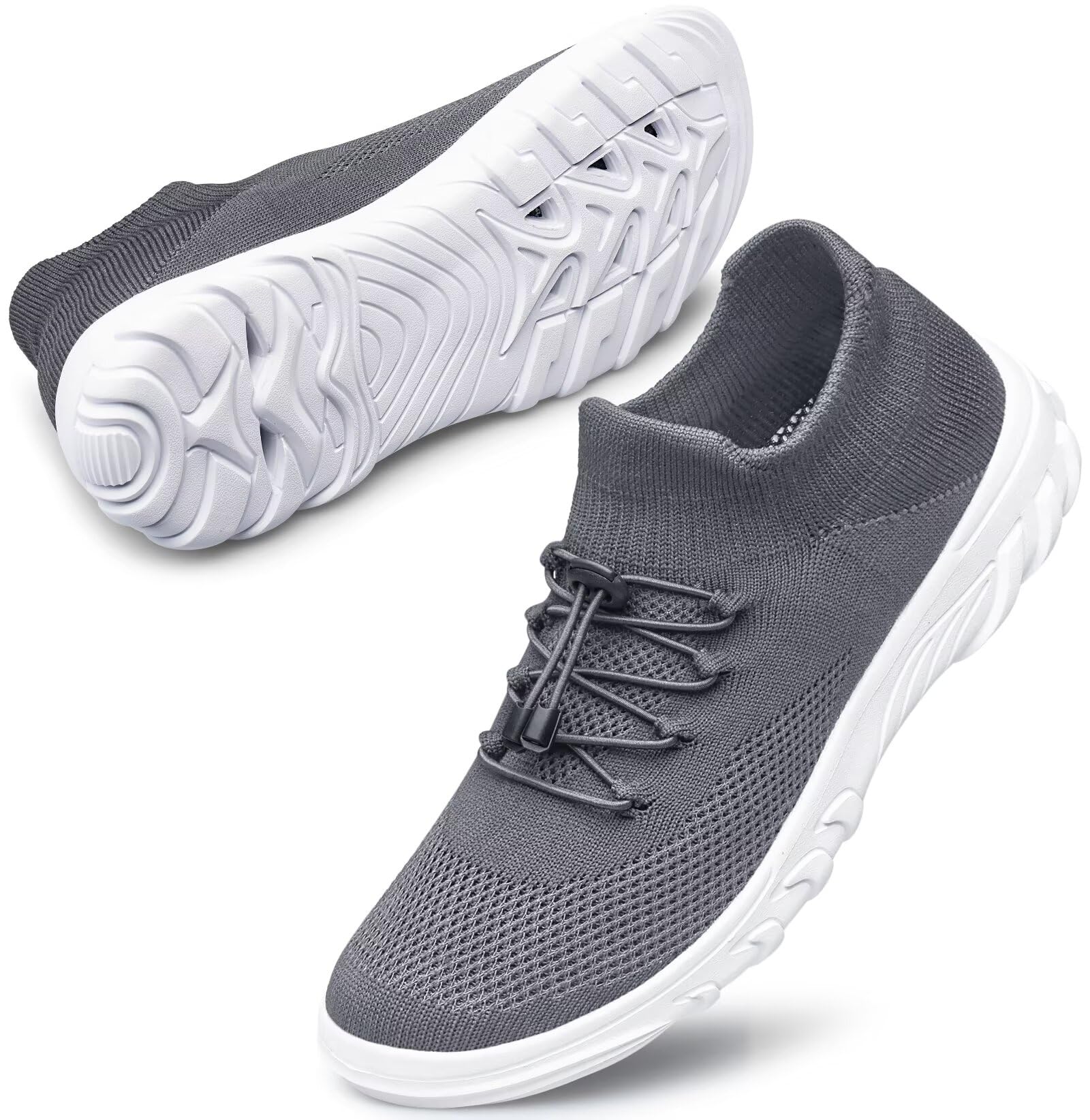 UUYOUNI Unisex Wasserschuhe Damen Herren Barfußschuhe Aquaschuhe Strandschuhe Schwimmschuhe Surfschuhe Schnelltrocknende Leicht Bequem Outdoor Atmungsaktiv