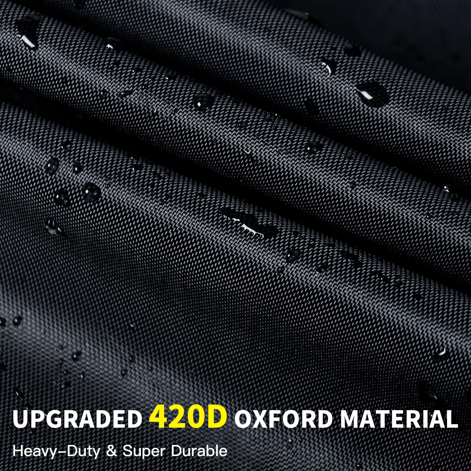 Faireach 420D Bike Cover Waterproof Outdoor for 1 bike, Heavy Duty OXFORD Fabric Bicycle Rain Cover - Image 2