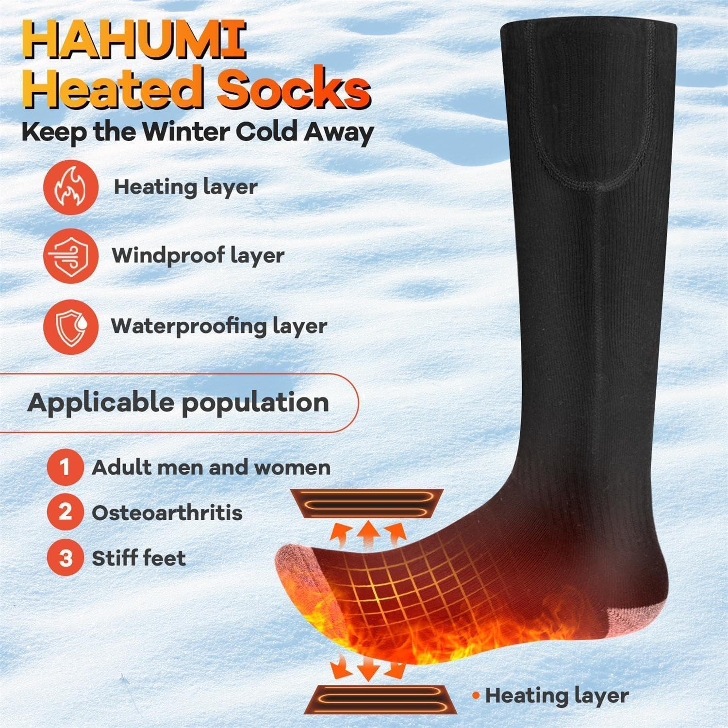 Heated Socks Usage Scenario