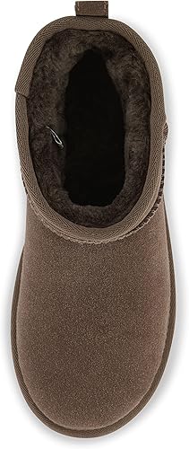 Miniatura 5 de CUSHIONAIRE Botas de plataforma Hippy Genuine Suede para mujer + espuma viscoelástica