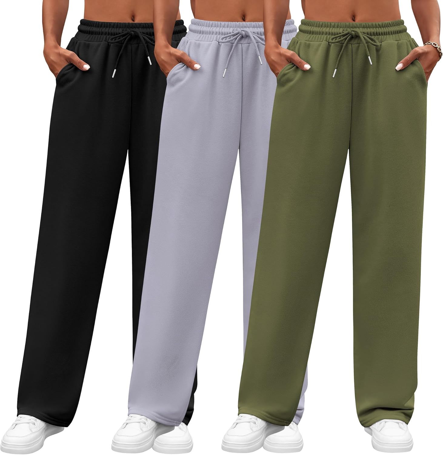 Army Green, Gray, Black